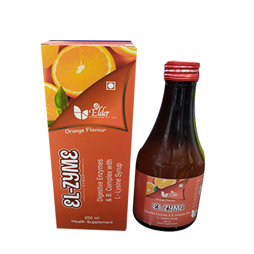 EL-ZYME 200 ML(ORANGE FLAV.) Syrup