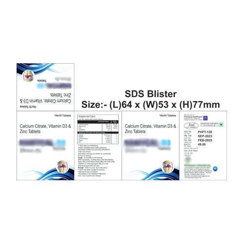 Calcium Citrate + Vitamin D3 Tablets
