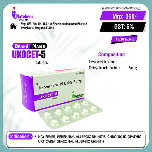 UKOCET-5 TABLETS