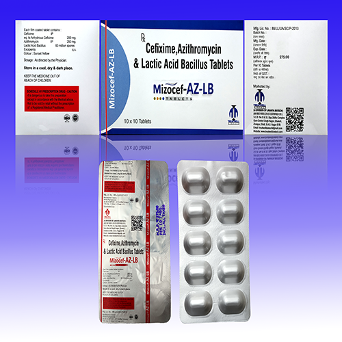 MIZOCEF-AZ-LB Tablets