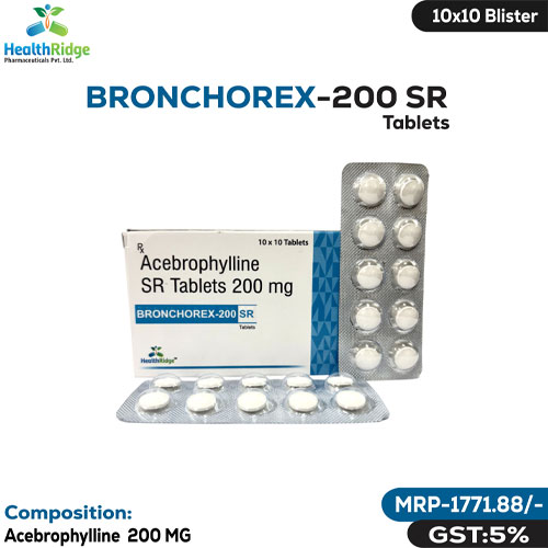 BRONCHOREX-200 SR TABLETS
