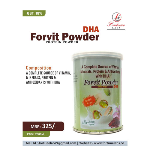 FORVIT PROTEIN POWDER (KESAR PISTA FLAVOUR)