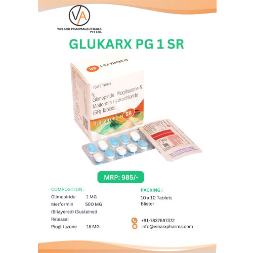 GLUKARX-PG 1 SR TABLETS