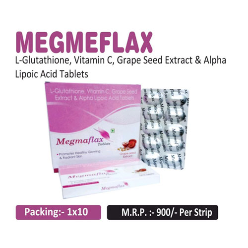 L-Glutathione + Alpha Lipoic Acid + Vitamin C + Grape Seed extract Tablets