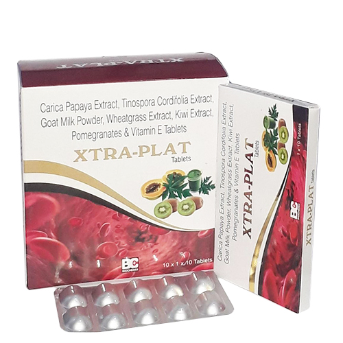 Carica Papaya Extract 200mg+ Tinospora Cordifolia Extract 150mg+Goat milk powder 100mg Tablets