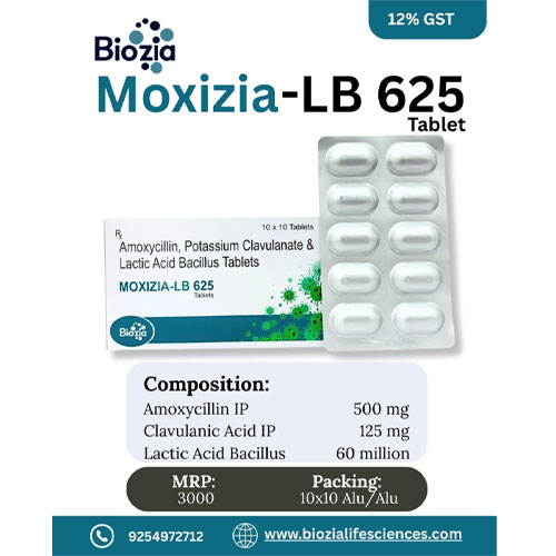 Moxizia-LB 625 Tablet