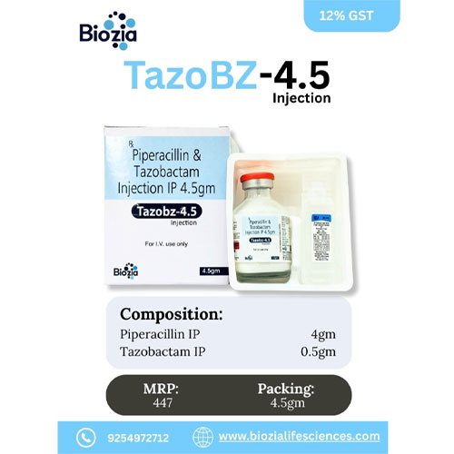 Tazobz-4.5gm Injections