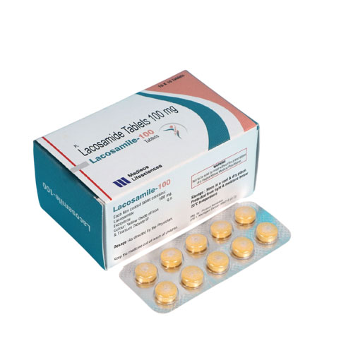 LACOSAMILE 100MG TABLETS