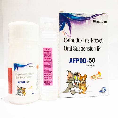 CEFPODOXIME PROXETIL-50 MG DRY SYRUP