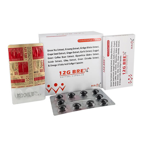 Green tea extract 10mg + Ginseng extract 42.5 mg SOFTGEL CAPSULES