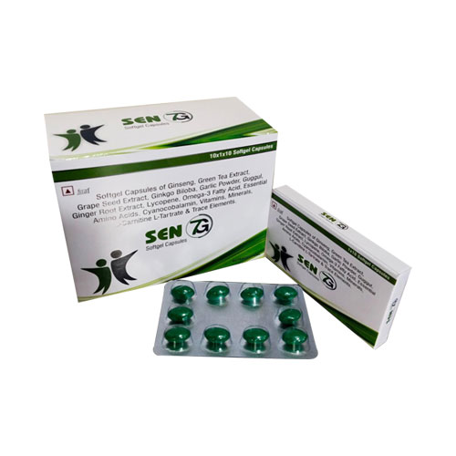 Ginseng Extract Powder 42.5 mg+ Ashwagandha 20 mg + Vitamin A (3333 I.U.) 1000 mcg Softgel Capsules