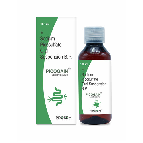 Sodium Picosulfate 5mg/5ml + monocartoon packing Suspension