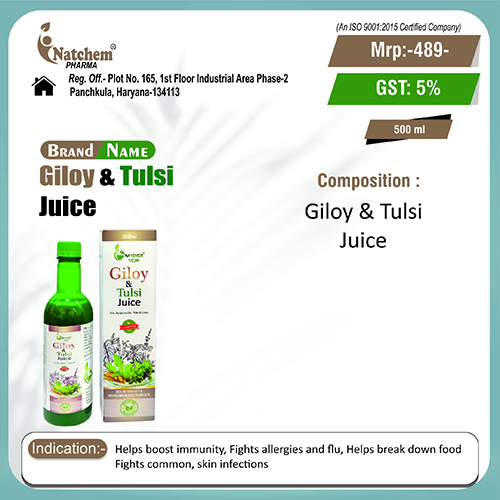 Giloy and Tulsi Juice