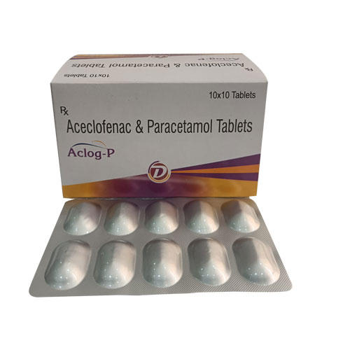 Aceclofenac 100mg + Paracetamol 325mg Tablets