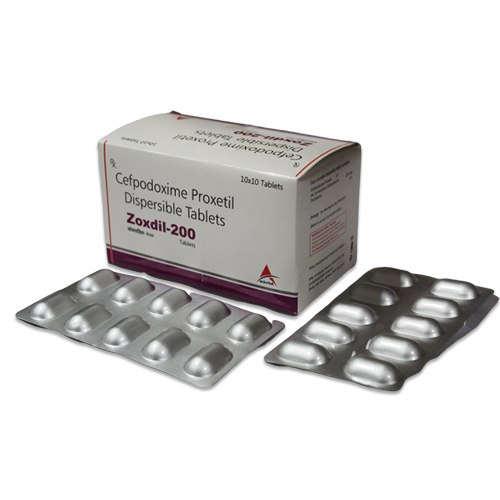 Cefpodoxime 100mg/200mg Tablets