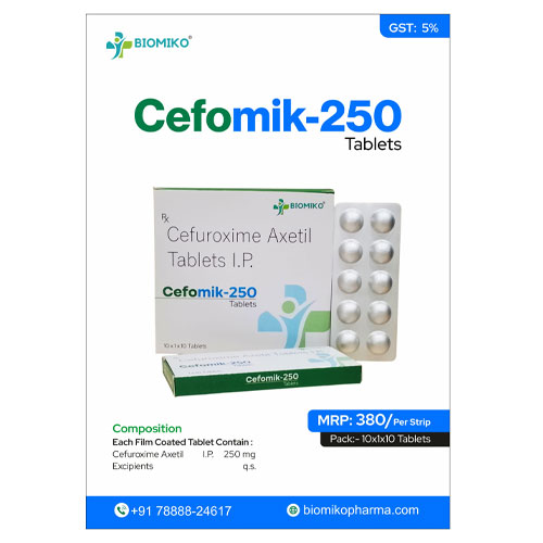 Cefomik-250 Tablets