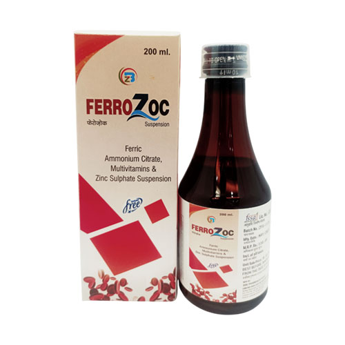 FERRIC AMMONIUM CITRATE 160 MG+ VITAMIN B12 2.2 MCG+ FOLIC ACID 0.3 MG+ ZINC (AS ZINC SULPHATE) 7 MG