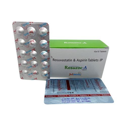Rosuvastatin 10mg + Aspirin 75mg Tablets