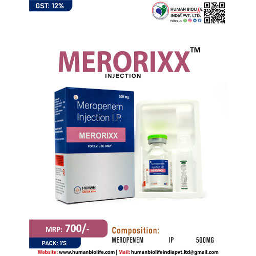 MERORIXX 500MG Injection