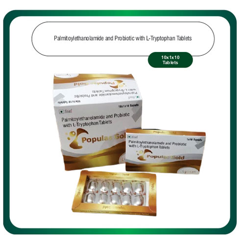 Palmitoylethanolamide + Probiotic with L-Tryptophan Tablets