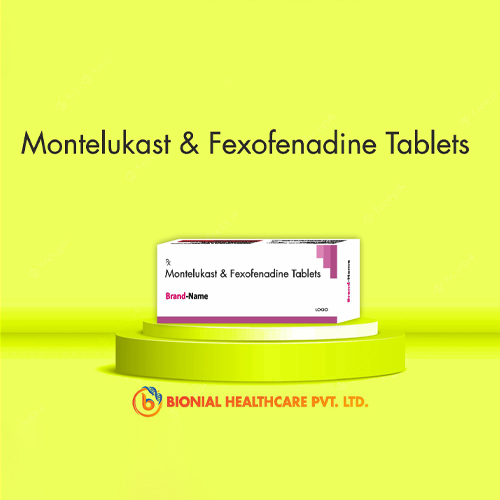 Montelukast Sodium IP 10mg+ Fexofenadine  Hydrochloride 120mg  IP Tablets