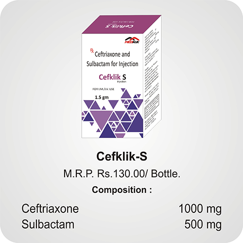 Cefklik S 1.5gm Injection