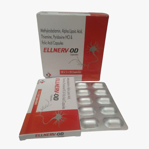 Methylcobalamin + Alpha Lipoic Acid + Folic Acid + Thiamine + Pyridoxine Capsules