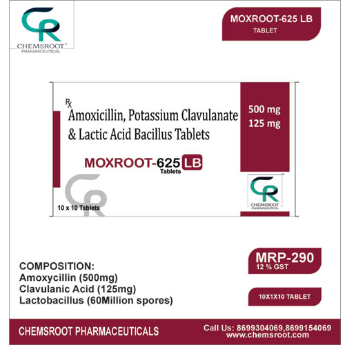 MOXROOT-625 LB TABLETS