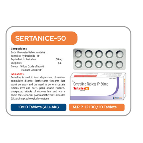 SERTANICE-50 TABLETS