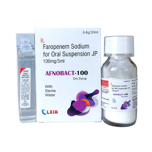 AFNOBACT-100 DRY SYRUP WITH WATER