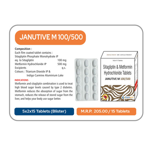JANUTIVE M-100/500 TABLETS