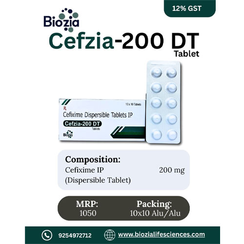 Cefzia-200 DT Tablets