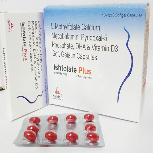 ISHFOLATE PLUS Soft Gel Capsules