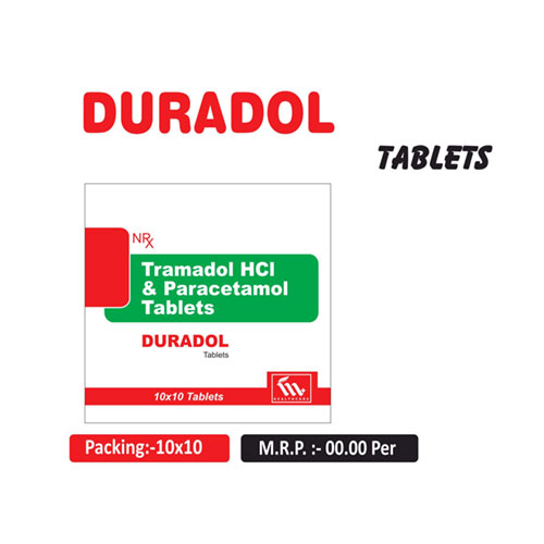 Tramadol Hcl 37.5mg + Paracetamol 325 mg Tablets