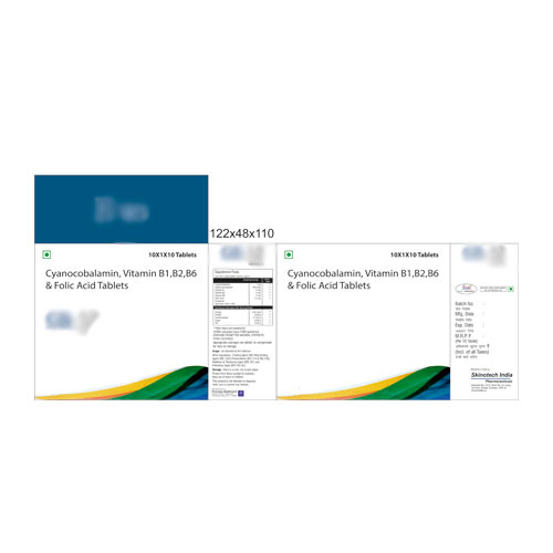 Folic Acid With Cyanocobalamin + DHA Tablets