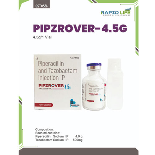 Piperacillin 4.0mg and Tazobactam 500mg Injection