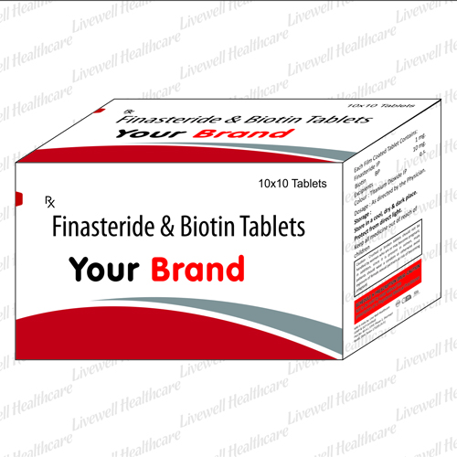 Biotin 10mg + Finasteride 1mg Tablets