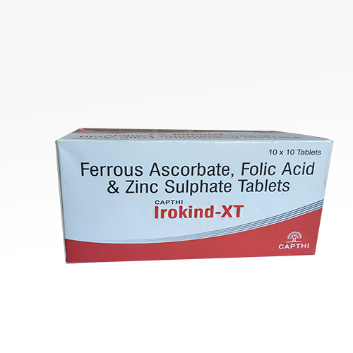 Ferrous Ascorbate 50mg + Folic Acid 1.5mg +Zinc Tablets