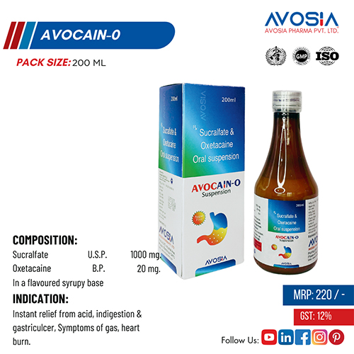 AVOCAIN-O 200ml Suspension