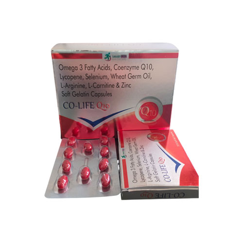 Omega 3 Fatty Acids + Coenzyme Q10 + Lycopene + Selenium + Wheat Germ Oil + L-Arginine + L-Carnitine