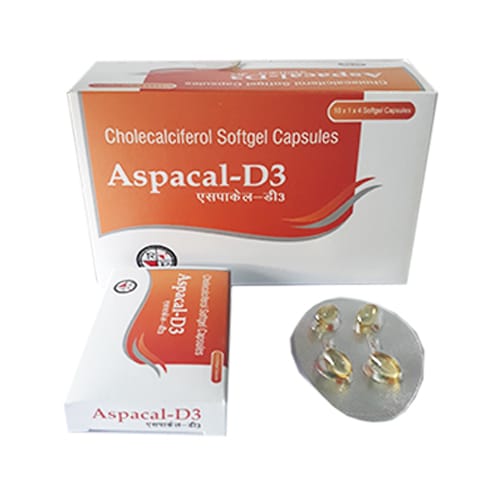 ASPACAL-D3 Softgel Capsules