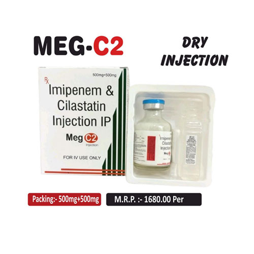 Imipenem 500mg + Cilastatin 500mg Injection