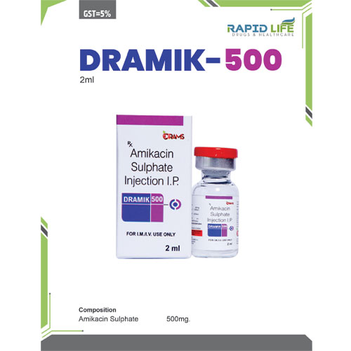 Amikacin 500mg Injection
