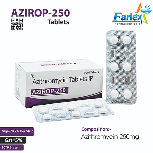 AZIROP-250 TABLETS (10*6 BLISTER)