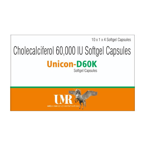 UNICON-D60K SOFTGEL CAPSULES
