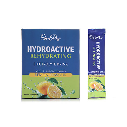 On-Pro Hydroactive Rehydrating Electrolyte Drink Lemon Flavour