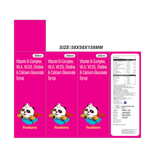 Vitamin B Complex With Multimineral Syrup