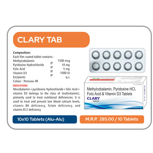 CLARY TABLETS