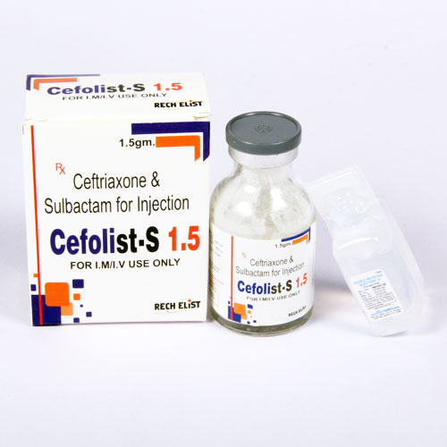 Cefolist-S 1.5gm Injection