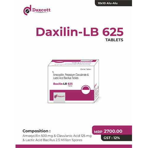 DAXILIN-Lactic Acid Bacillus 625 TABLETS